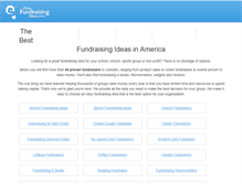 Tablet Screenshot of easy-fundraising-ideas.com
